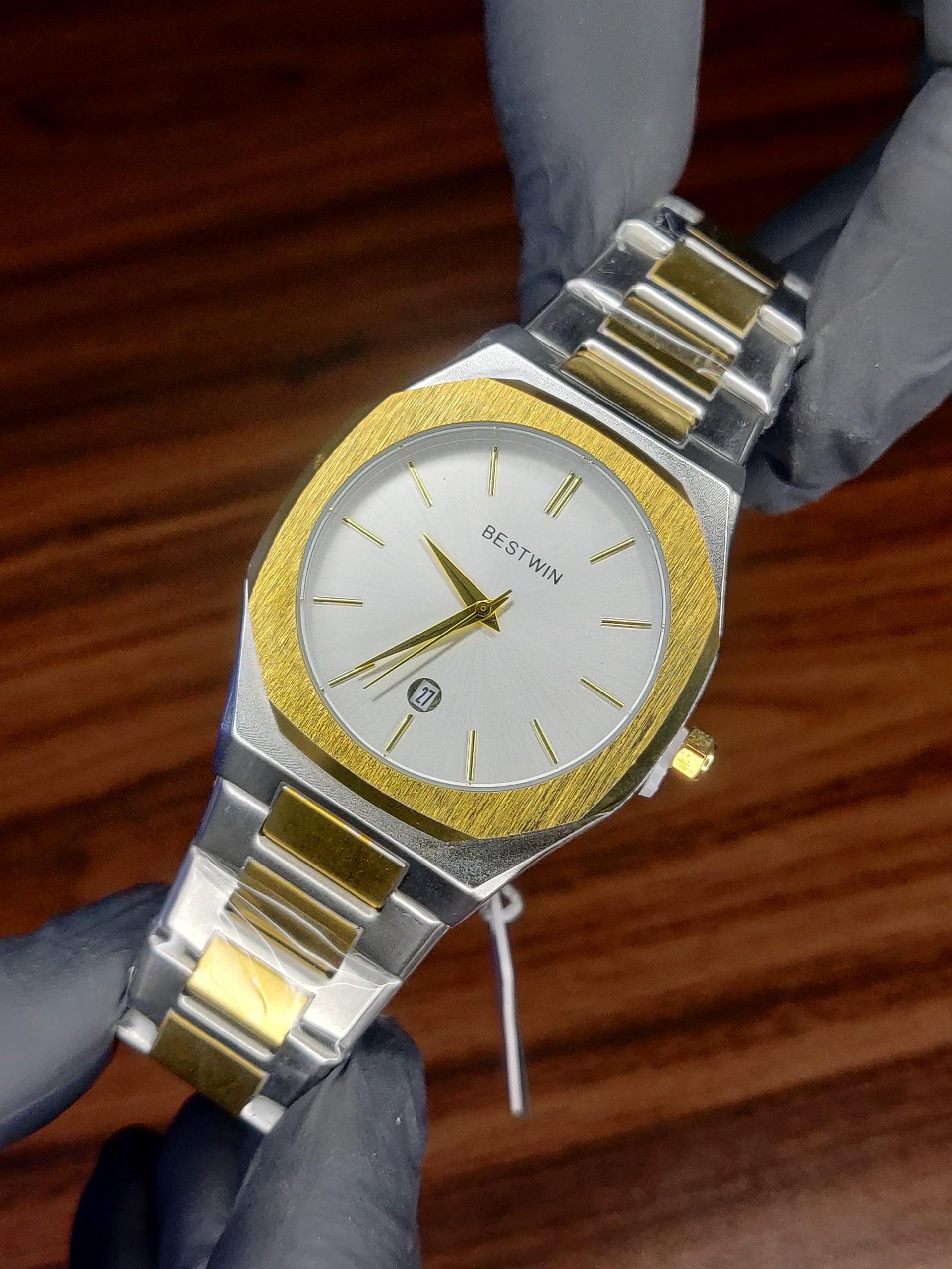 Bestwin Silver and Gold Elegance Wristwatch