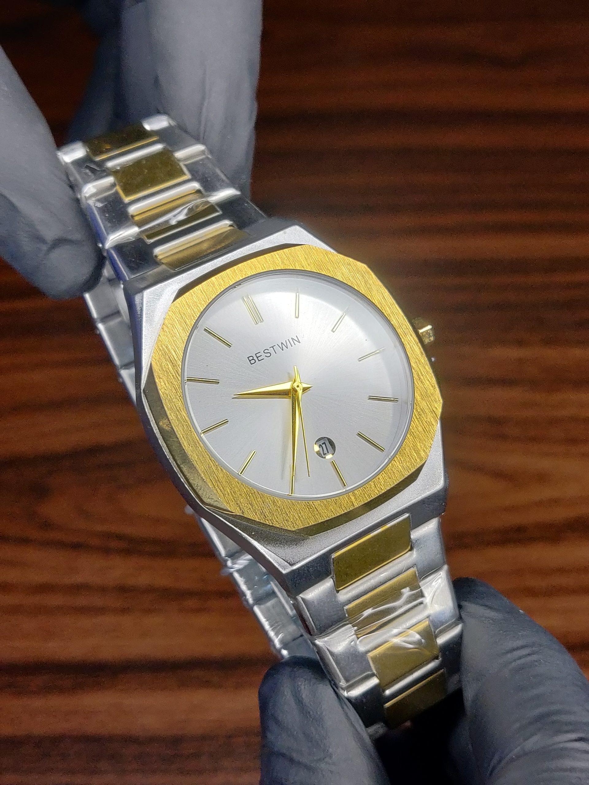 Bestwin Silver and Gold Elegance Wristwatch - Image 2